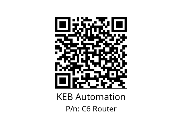   KEB Automation C6 Router