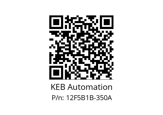   KEB Automation 12F5B1B-350A