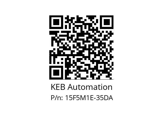   KEB Automation 15F5M1E-35DA