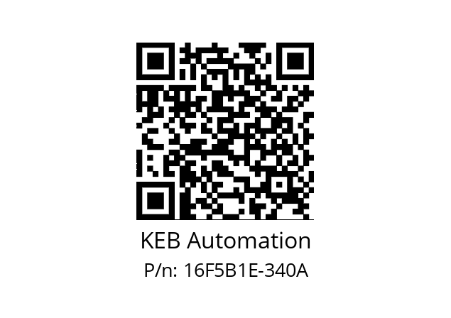   KEB Automation 16F5B1E-340A