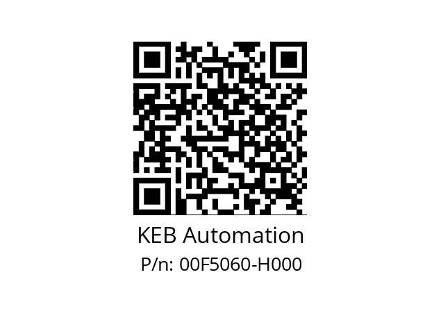   KEB Automation 00F5060-H000