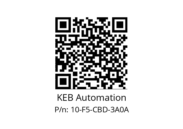   KEB Automation 10-F5-CBD-3A0A