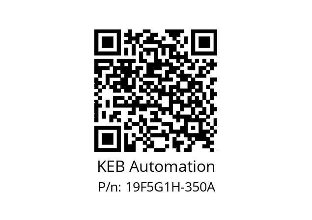   KEB Automation 19F5G1H-350A