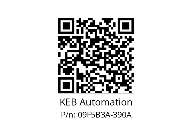   KEB Automation 09F5B3A-390A