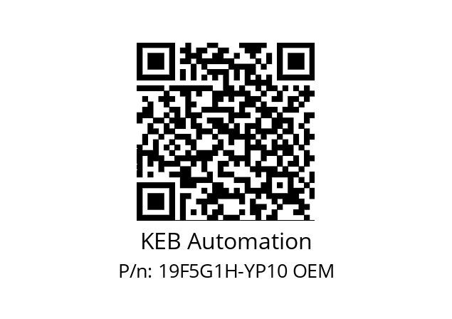   KEB Automation 19F5G1H-YP10 OEM