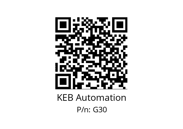   KEB Automation G30