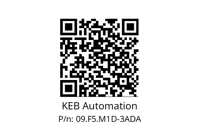   KEB Automation 09.F5.M1D-3ADA