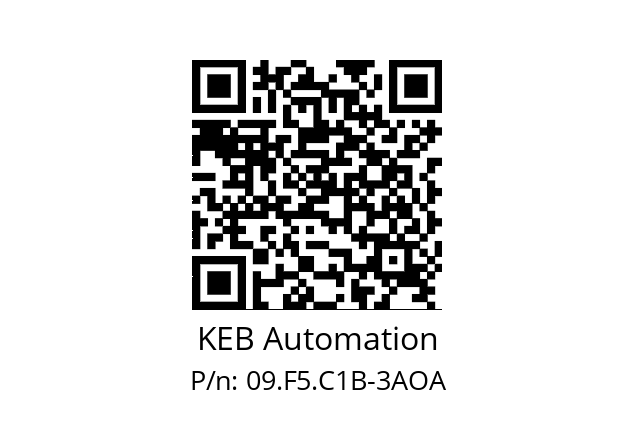   KEB Automation 09.F5.C1B-3AOA