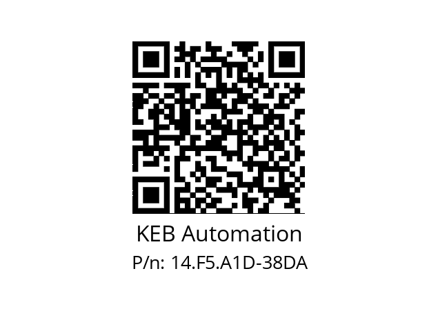   KEB Automation 14.F5.A1D-38DA