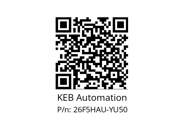   KEB Automation 26F5HAU-YU50