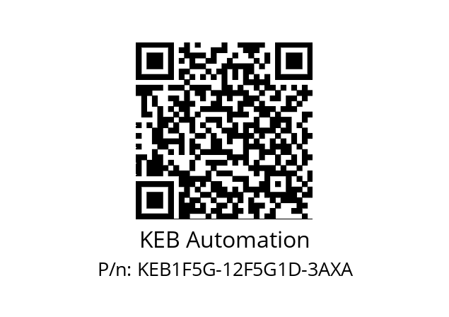   KEB Automation KEB1F5G-12F5G1D-3AXA