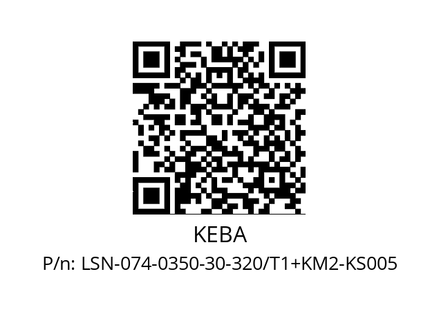   KEBA LSN-074-0350-30-320/T1+KM2-KS005