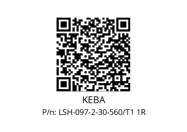  1177.3028 KEBA LSH-097-2-30-560/T1 1R