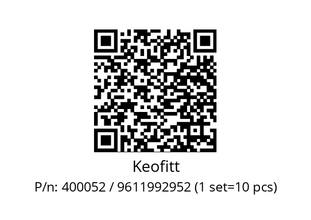   Keofitt 400052 / 9611992952 (1 set=10 pcs)