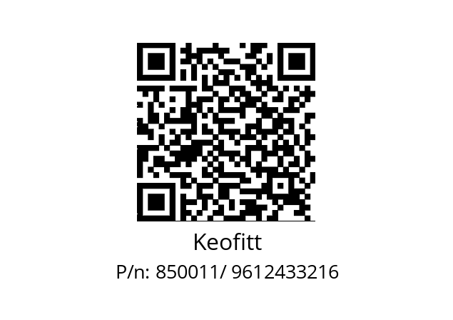   Keofitt 850011/ 9612433216