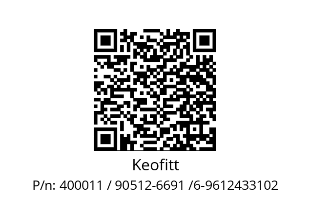   Keofitt 400011 / 90512-6691 /6-9612433102