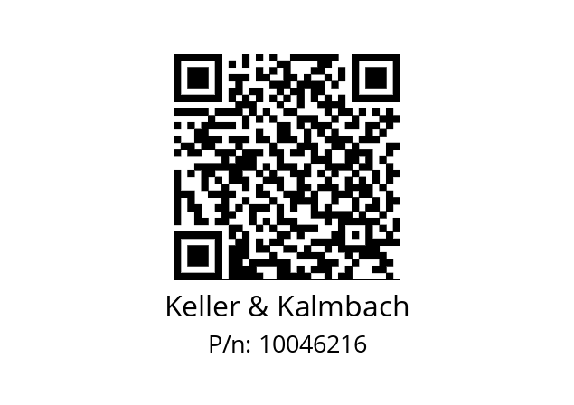   Keller & Kalmbach 10046216