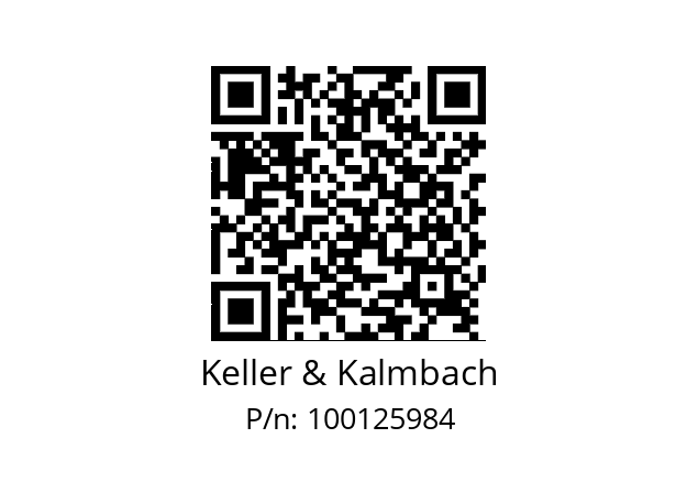   Keller & Kalmbach 100125984