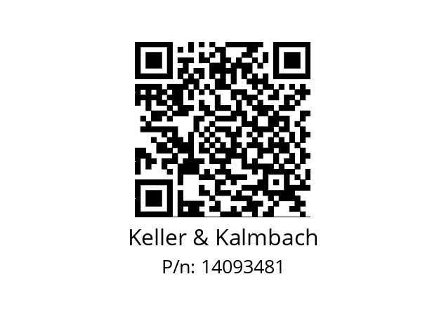   Keller & Kalmbach 14093481