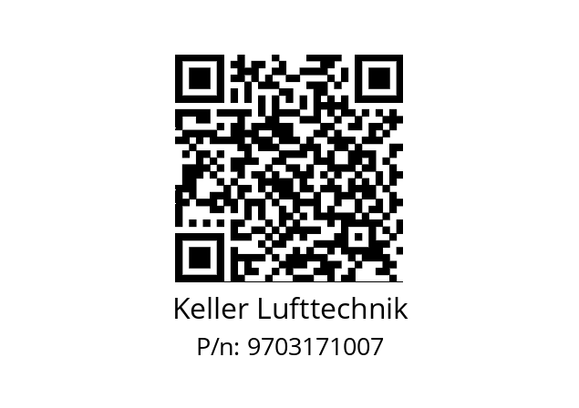   Keller Lufttechnik 9703171007