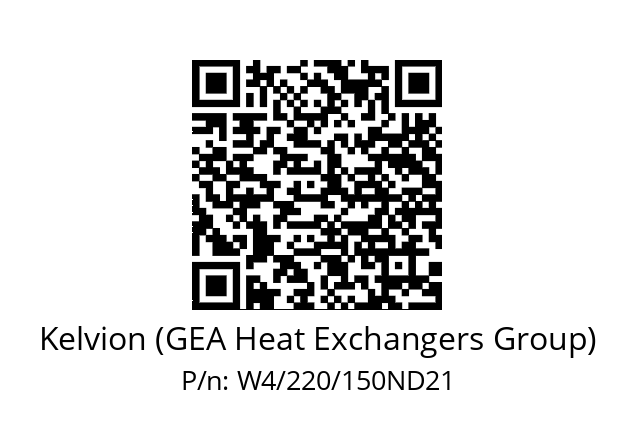   Kelvion (GEA Heat Exchangers Group) W4/220/150ND21