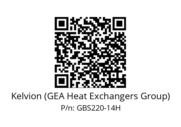   Kelvion (GEA Heat Exchangers Group) GBS220-14H