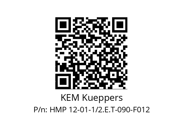   KEM Kueppers HMP 12-01-1/2.E.T-090-F012