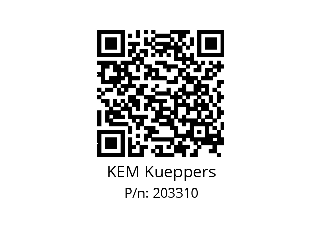   KEM Kueppers 203310