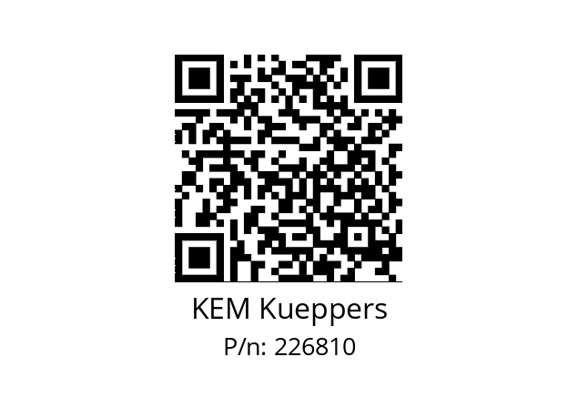   KEM Kueppers 226810