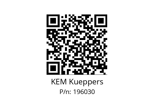   KEM Kueppers 196030