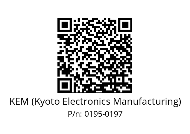   KEM (Kyoto Electronics Manufacturing) 0195-0197