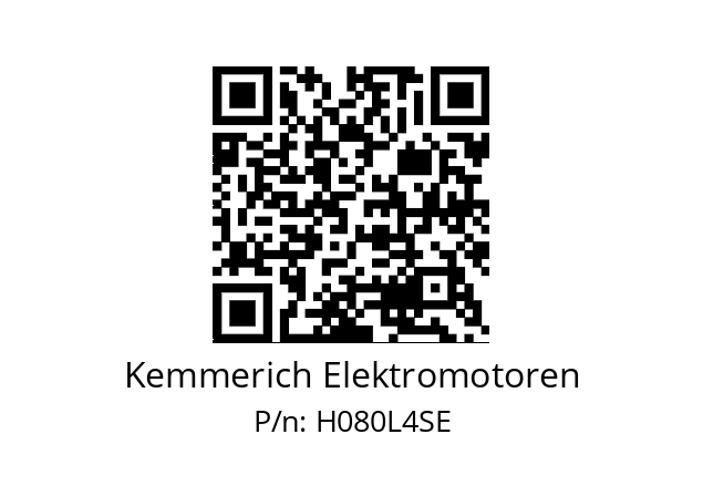   Kemmerich Elektromotoren H080L4SE