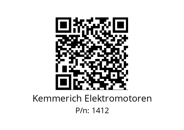   Kemmerich Elektromotoren 1412