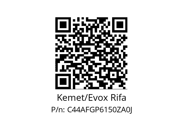   Kemet/Evox Rifa C44AFGP6150ZA0J