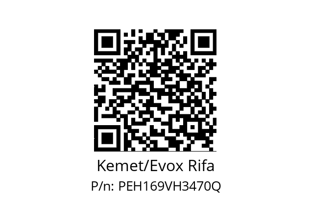   Kemet/Evox Rifa PEH169VH3470Q