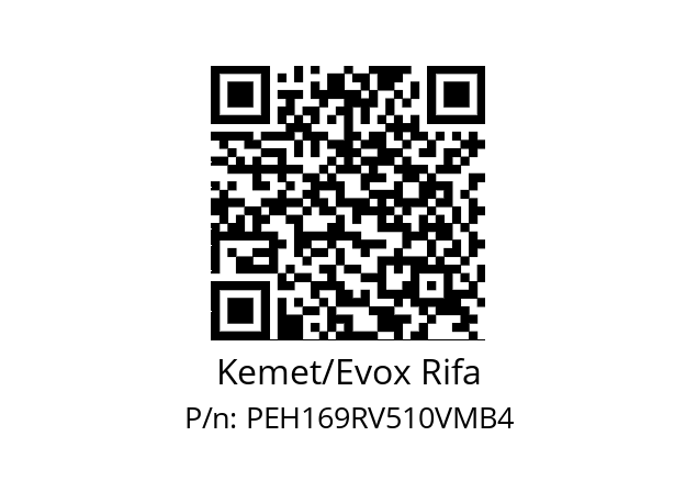   Kemet/Evox Rifa PEH169RV510VMB4