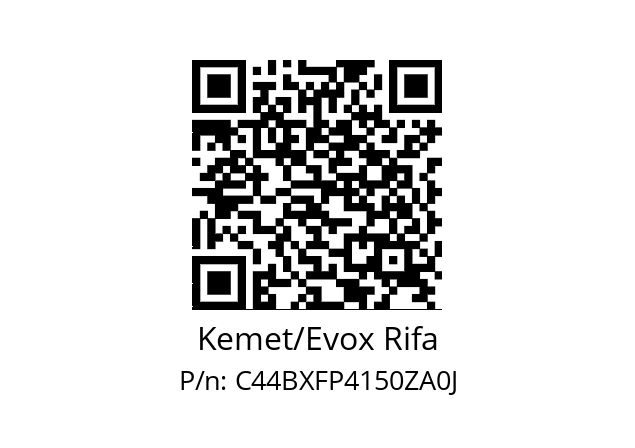   Kemet/Evox Rifa C44BXFP4150ZA0J