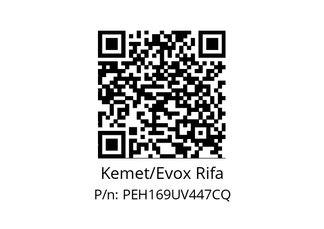   Kemet/Evox Rifa PEH169UV447CQ