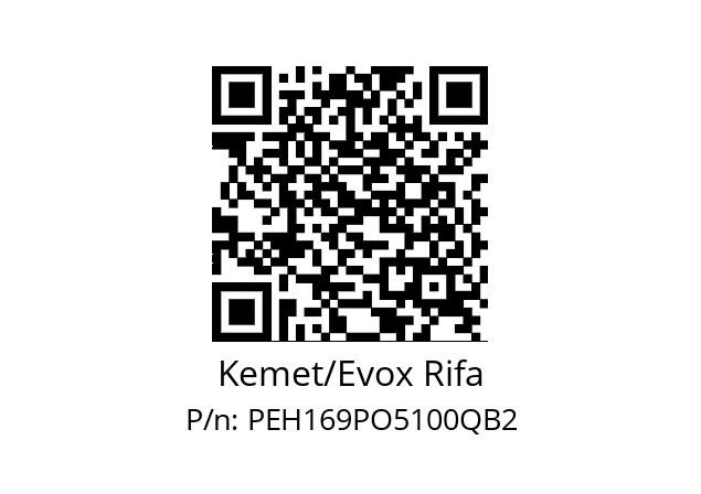   Kemet/Evox Rifa PEH169PO5100QB2