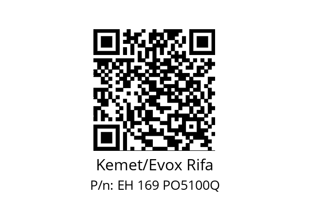   Kemet/Evox Rifa EH 169 PO5100Q