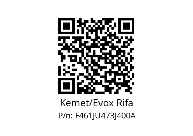   Kemet/Evox Rifa F461JU473J400A