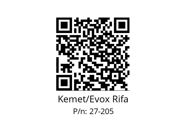   Kemet/Evox Rifa 27-205