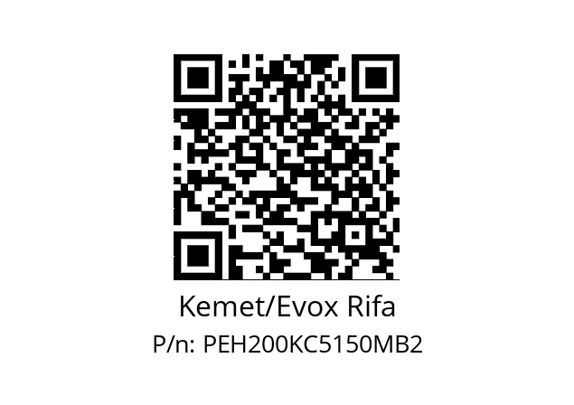   Kemet/Evox Rifa PEH200KC5150MB2