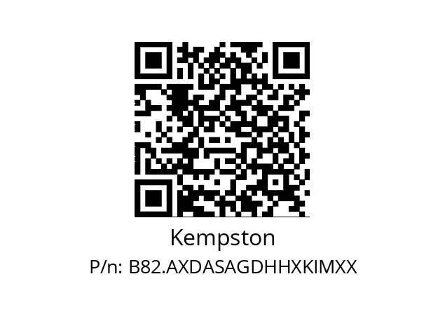   Kempston B82.AXDASAGDHHXKIMXX