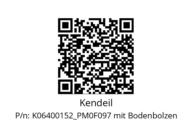   Kendeil K06400152_PM0F097 mit Bodenbolzen