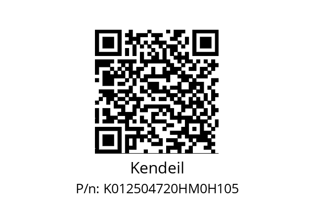   Kendeil K012504720HM0H105