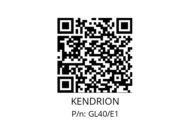   KENDRION GL40/E1