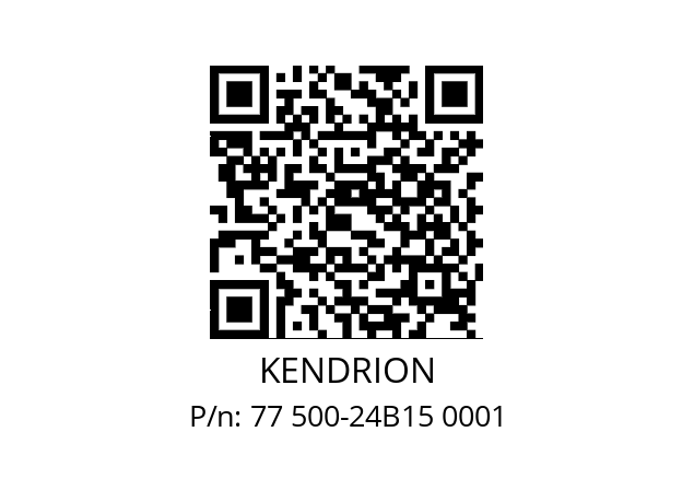   KENDRION 77 500-24B15 0001