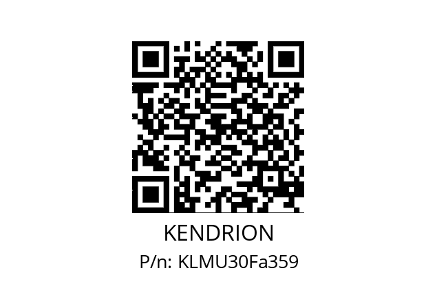   KENDRION KLMU30Fa359