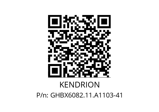   KENDRION GHBX6082.11.A1103-41